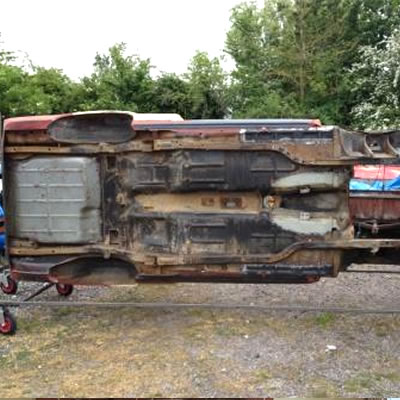 Car paint removal Dorset for restoration projects with Jason Pillar Classic Cars