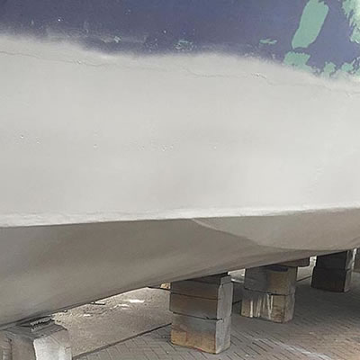  Shot Blasting cleaned hull