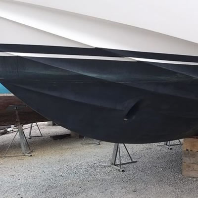boat preparation before Coppercoat applied