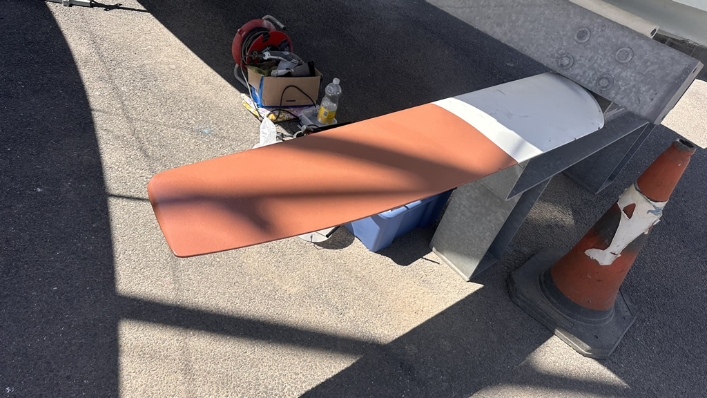 Coppercoating the yacht at Hayling Island